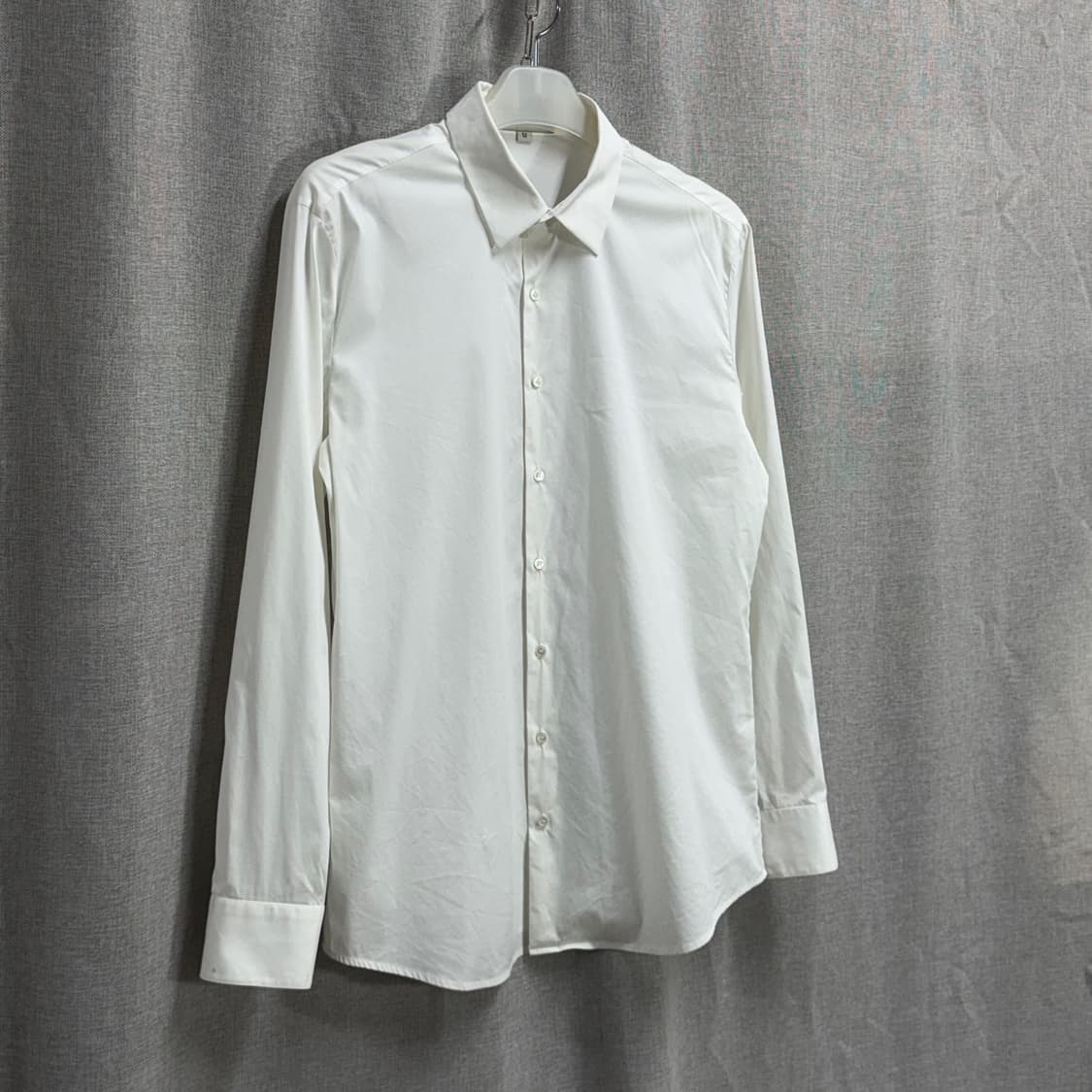 [52] 솔리드옴므 남성 화이트 드레스 셔츠 남방 상품이미지2