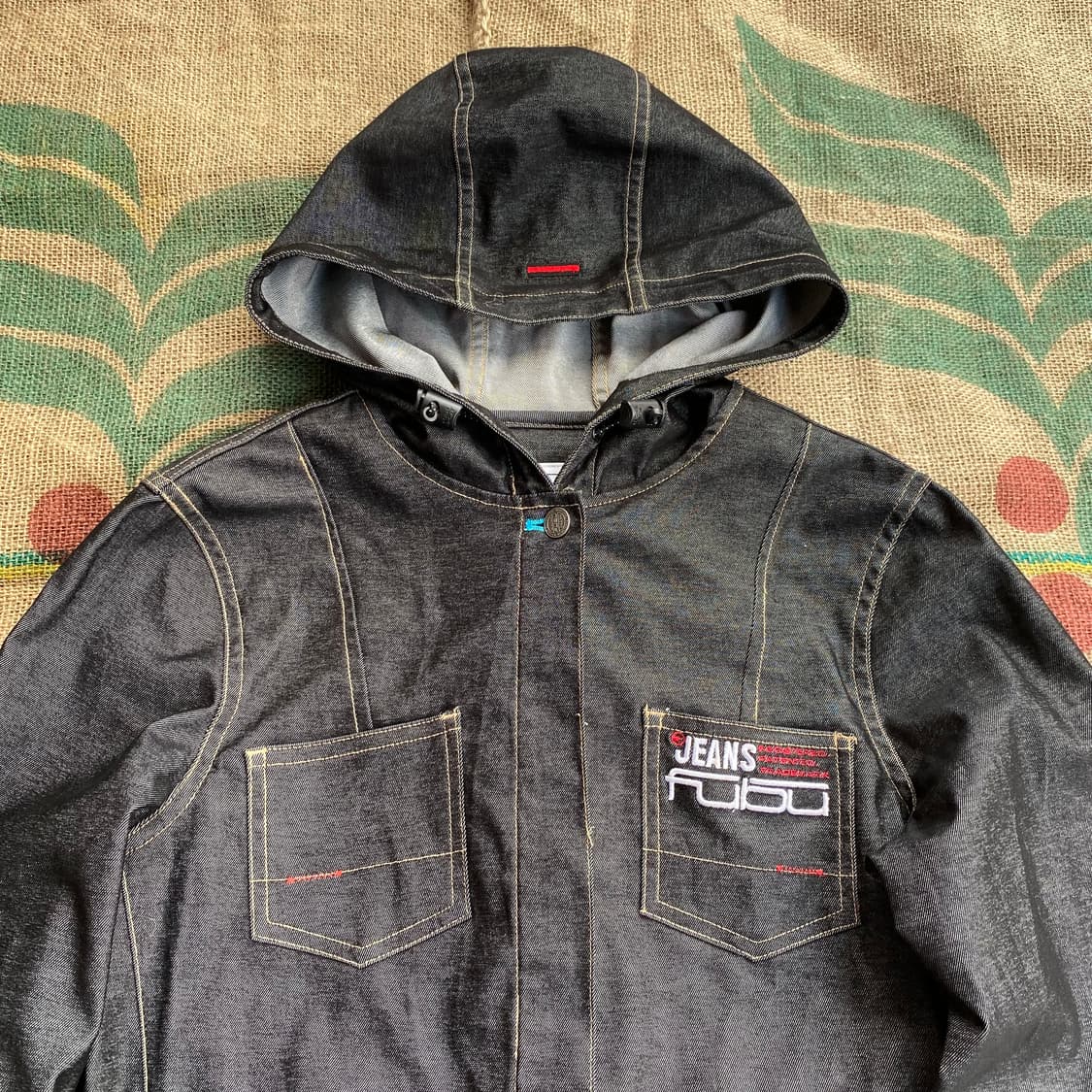 [95] 00s FUBU Y2K 데님 후드 자켓 상품이미지2