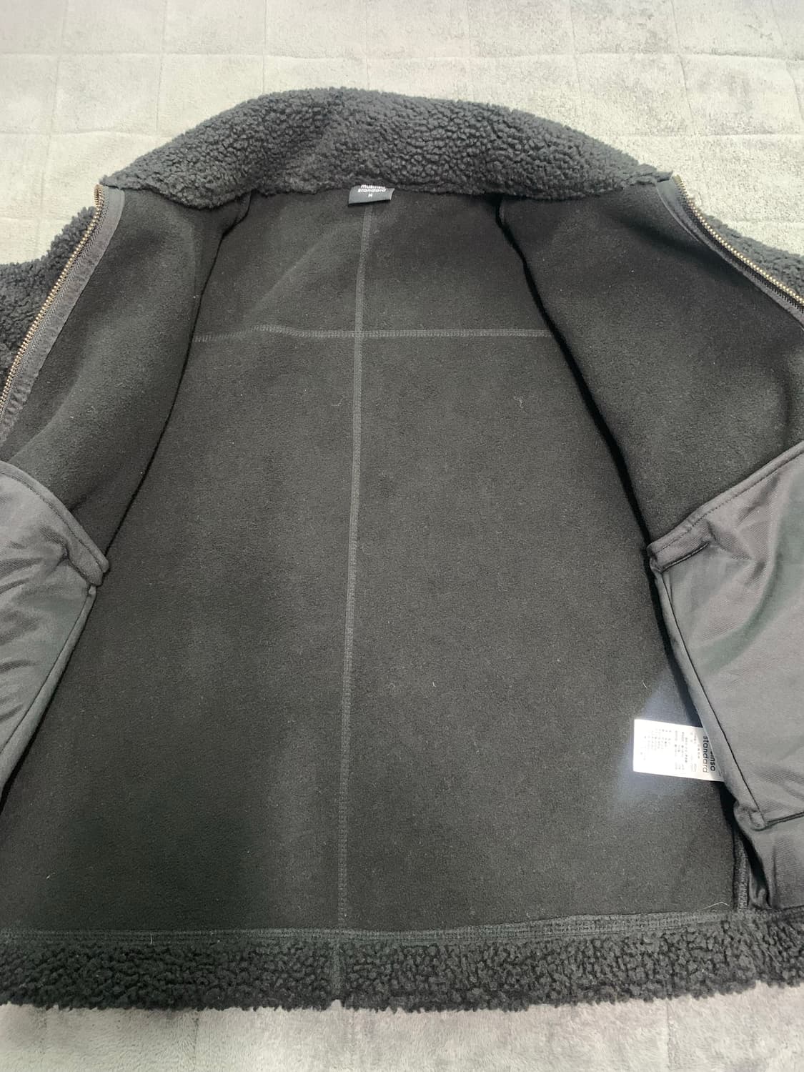 무탠다드 뽀글이 자켓 M 상품이미지5