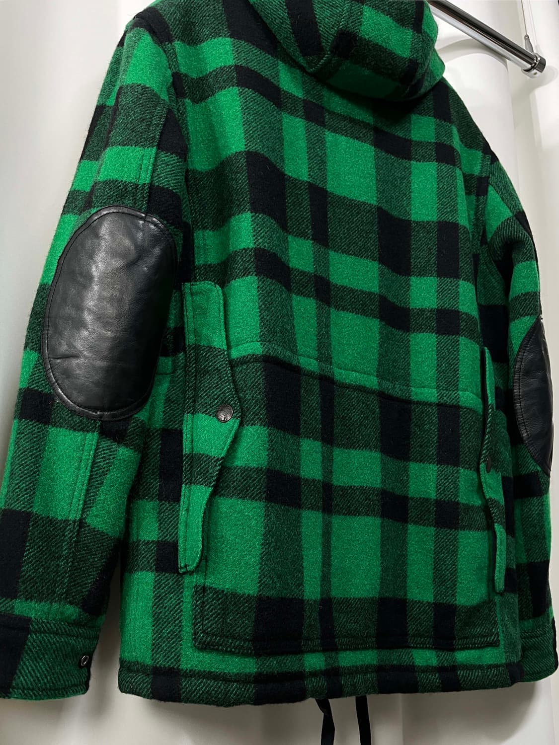 폴로 랄프로렌 버팔로 매키노 카우하이드 엘보 울 헌팅자켓 상품이미지8