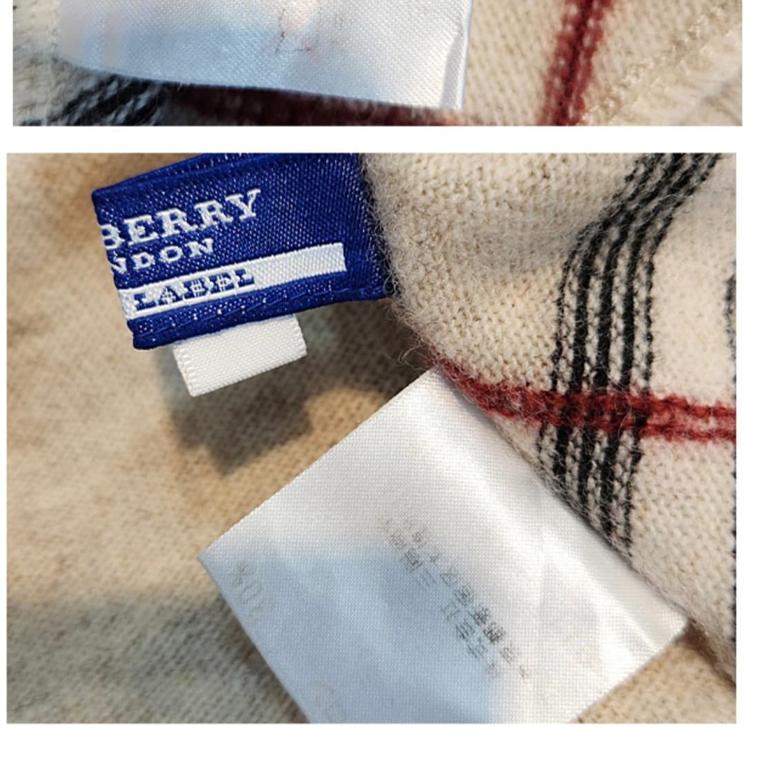 BURBERRY 버버리 런던 블루라벨 노바 체크 터틀넥
 울 니트 상품이미지8