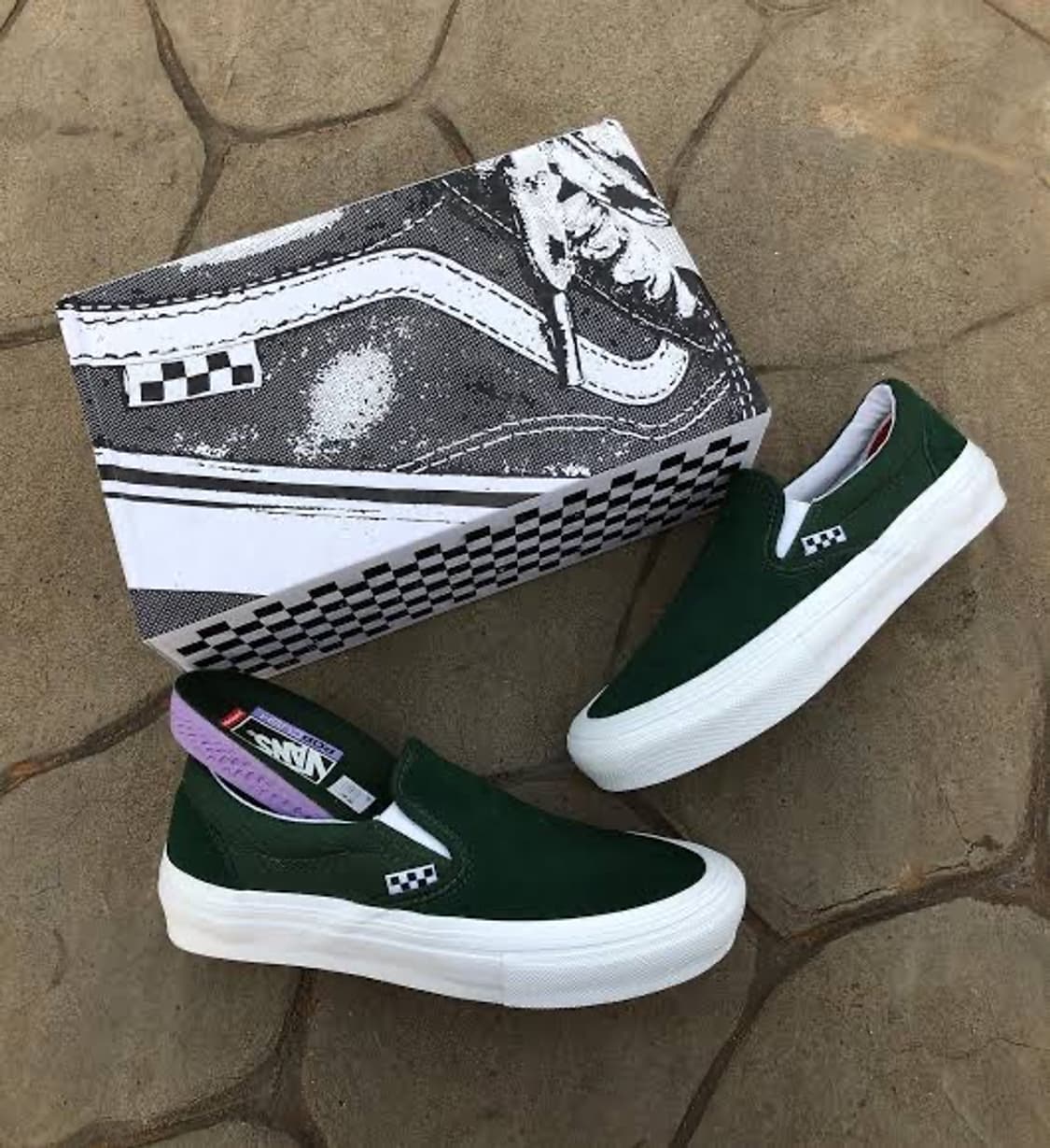 (250) 반스 스케이트 슬립온 랩그린 상품이미지8