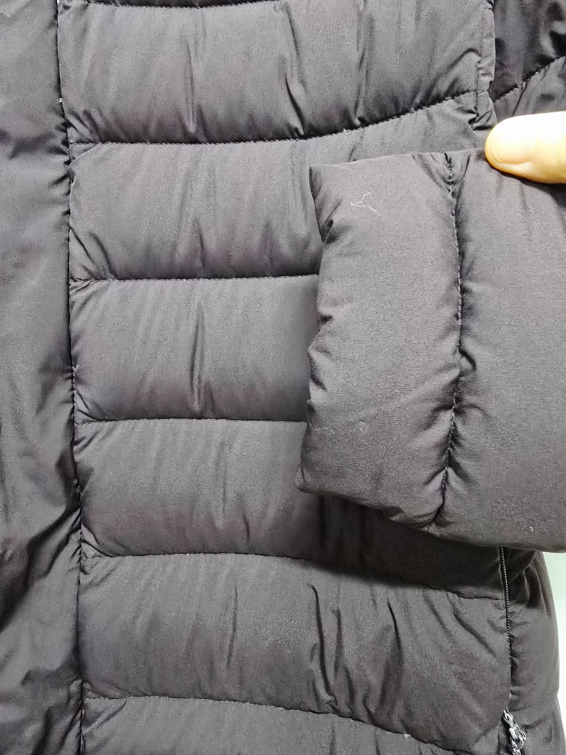 코오롱 구스다운 롱패딩 퍼플 상품이미지7