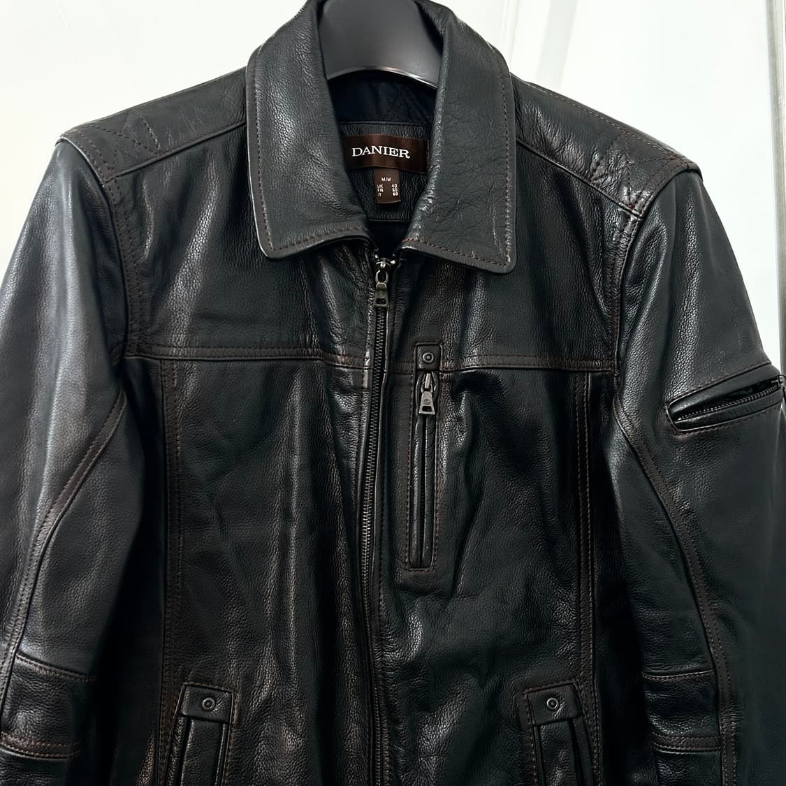 DANIER 소가죽 라이더 자켓 상품이미지6