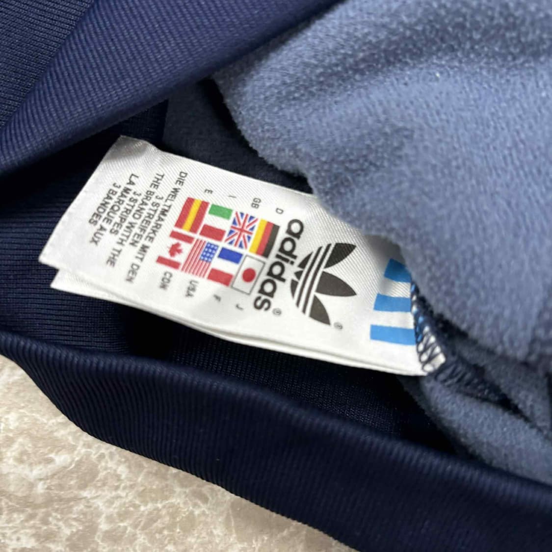 아디다스 파이어버드 남빨 세미크롭 대장급 걸즈 트랙탑 희귀져지(90) 상품이미지5