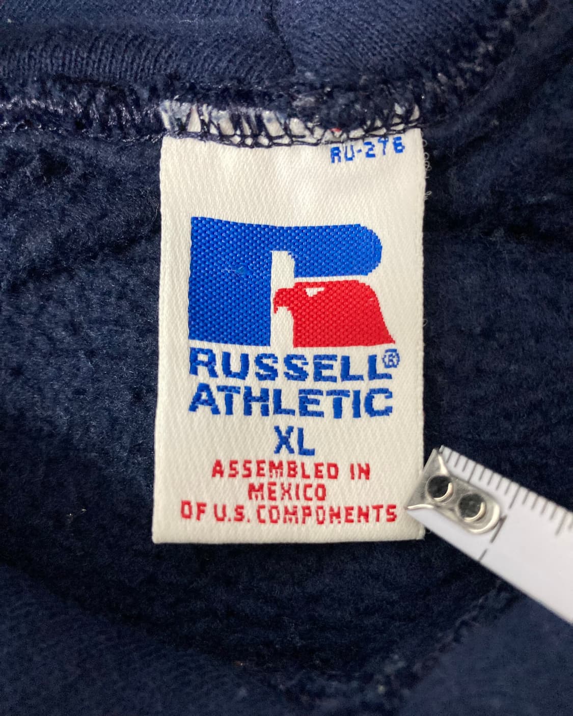 90s Russell Hoodie (navy) 상품이미지3