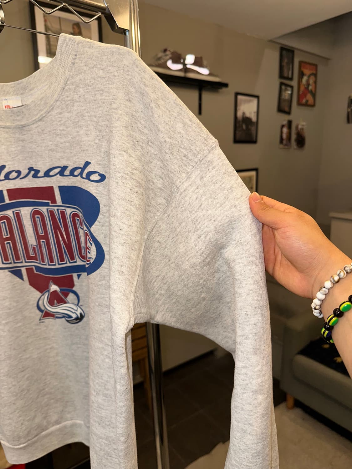 90’s Hanes NHL Colorado Avalanche sweat 상품이미지5