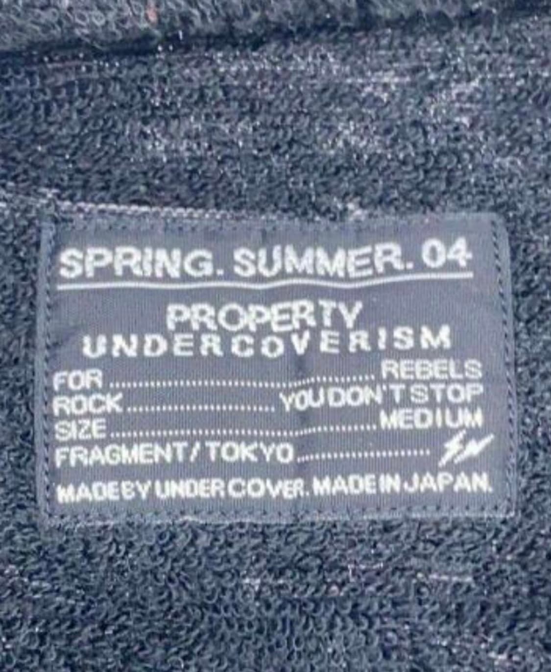 언더커버이즘 04ss 아카이브 프라그먼트 콜라보 셔츠 상품이미지3