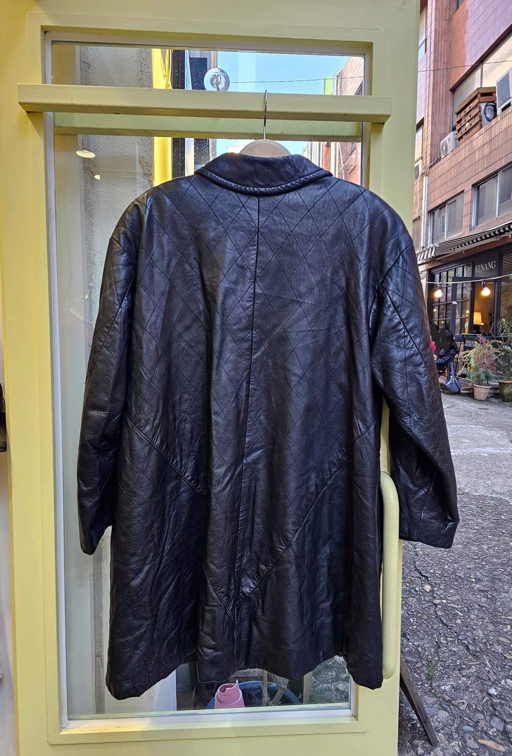 Rope 샤st 금장 아가일 램스킨 자켓 상품이미지7