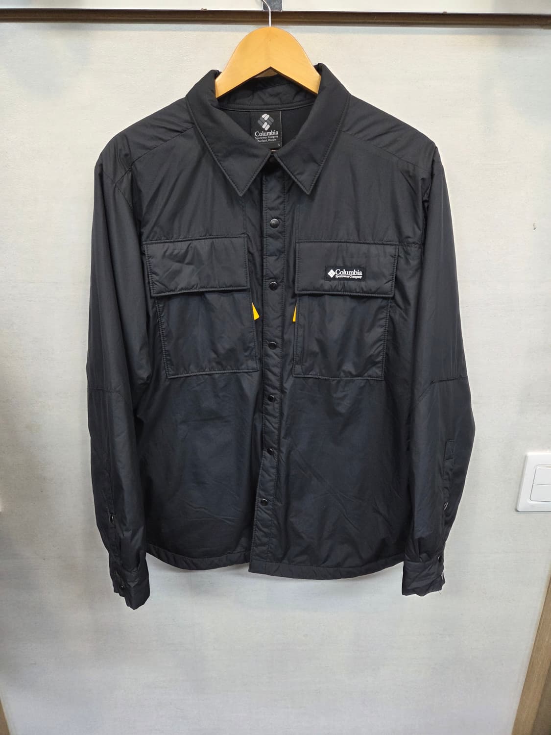 컬럼비아 볼라스틱 릿지 사이드포켓 패딩 셔츠자켓 L 상품이미지1