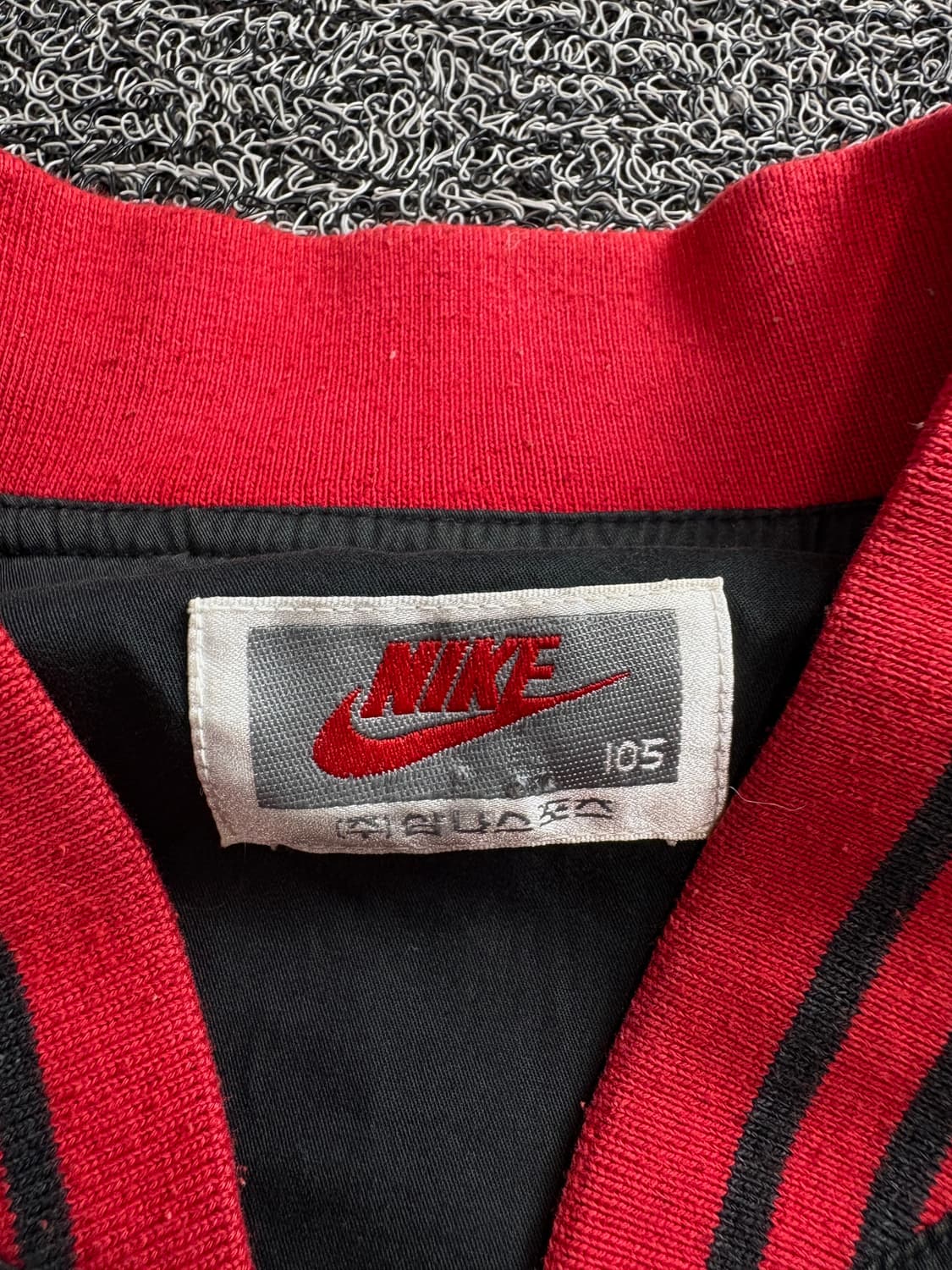 90s 나이키 에어조던 올드스쿨 빅로고 바시티 바람막이 4136 상품이미지5