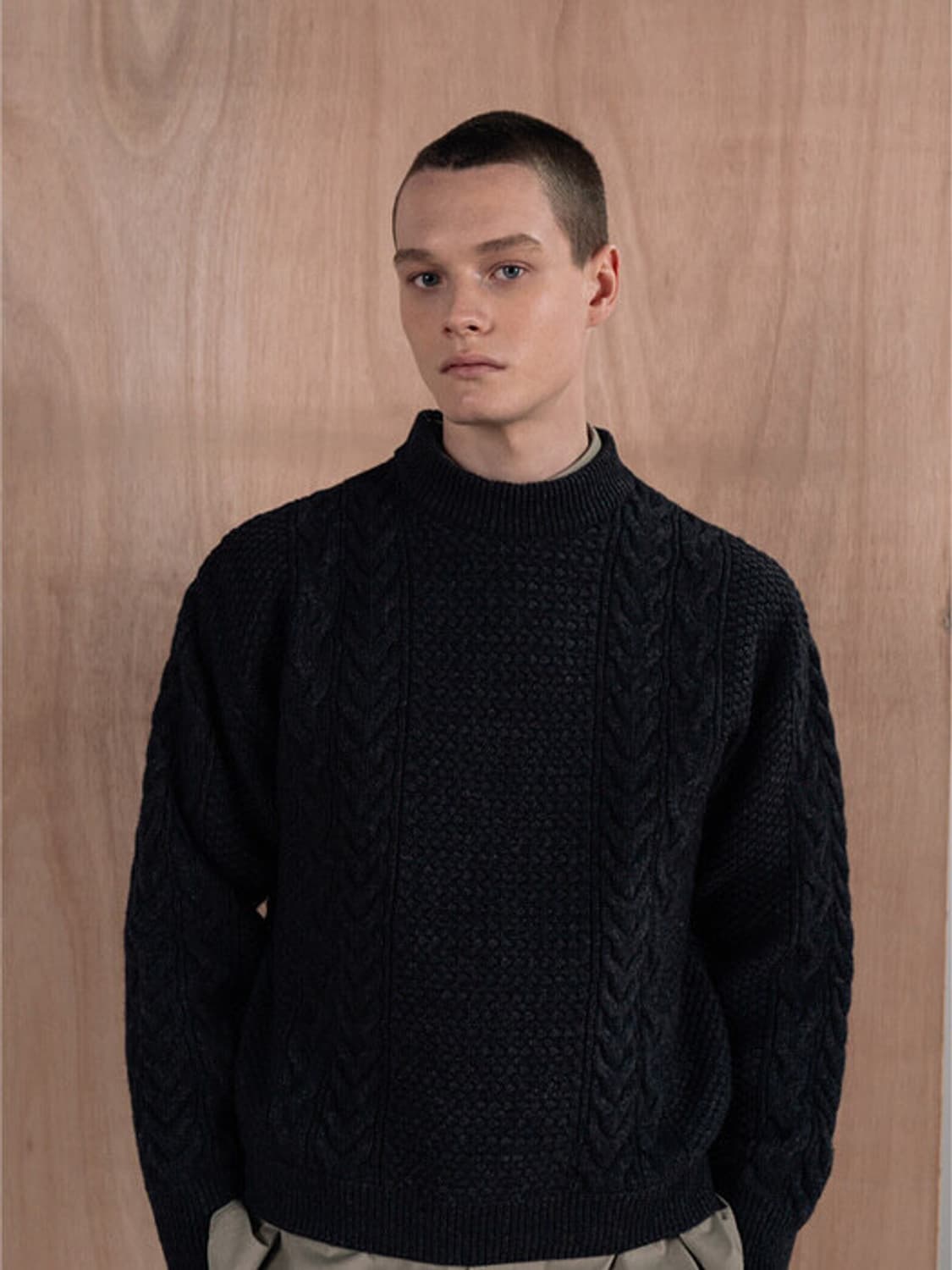 LE17셉템버 옴므 케이블니트 상품이미지2