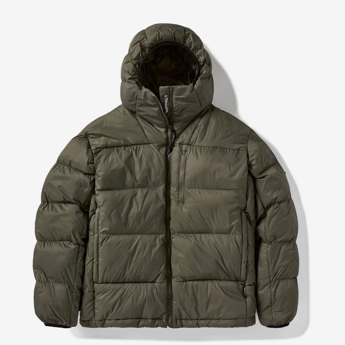 플루크 패커블 셈노즈 후드 푸퍼 패딩 카키 FPJ216 상품이미지1