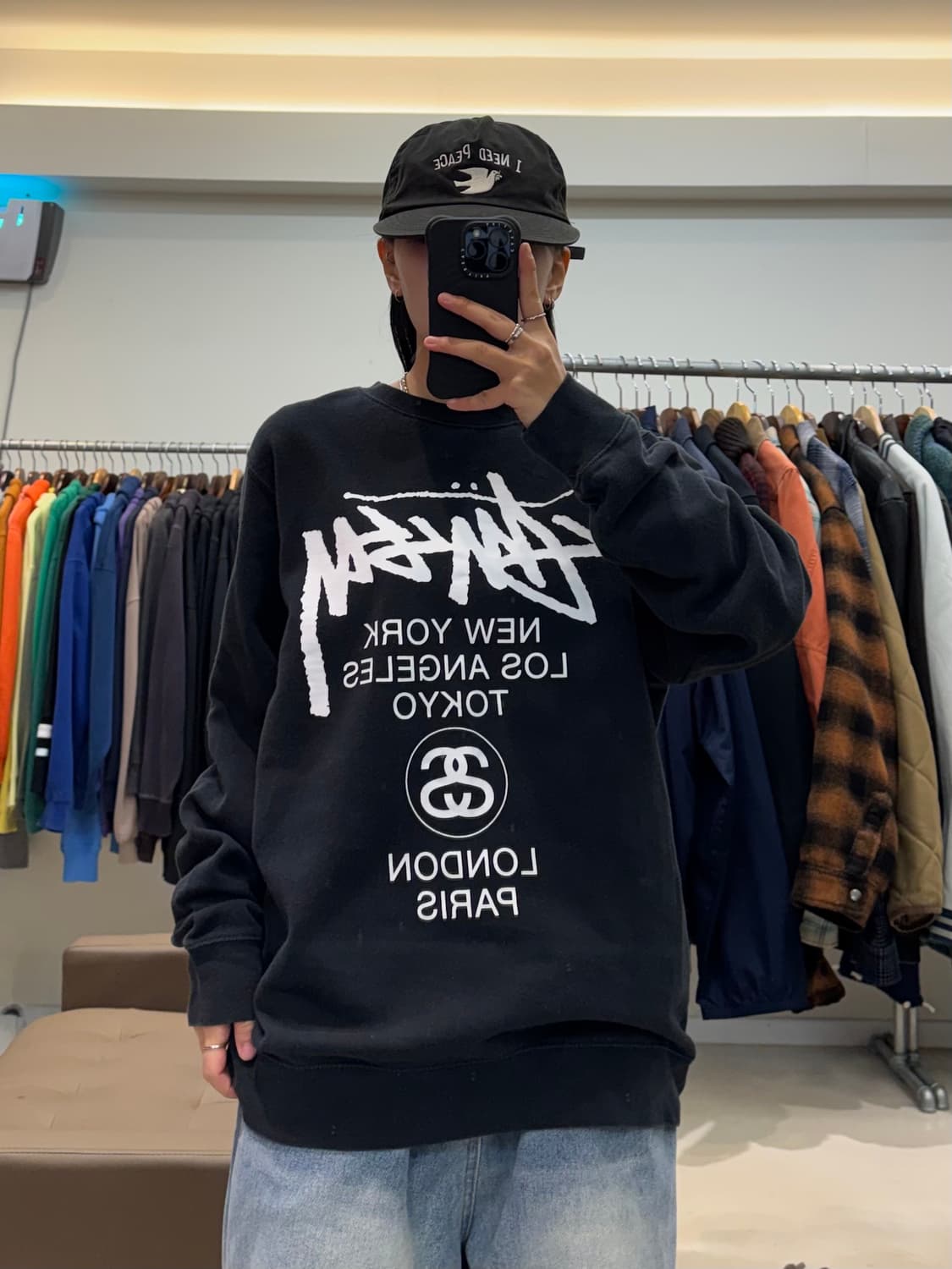 스투시 월드투어 맨투맨 상품이미지5