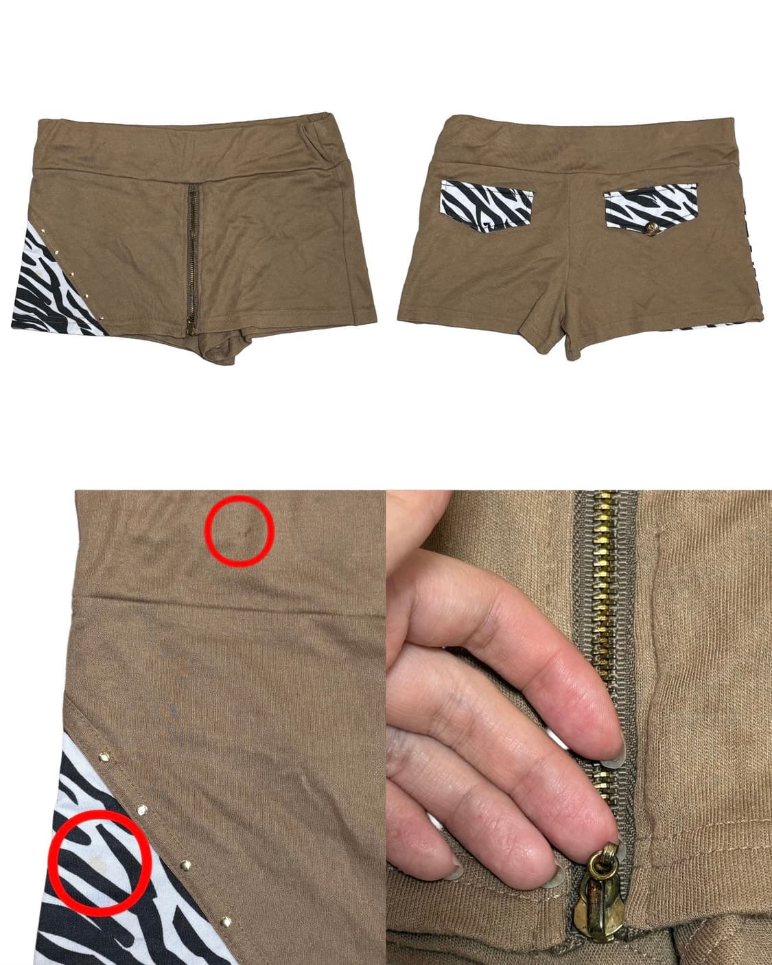 갸루st 지브라 스커트 상품이미지5