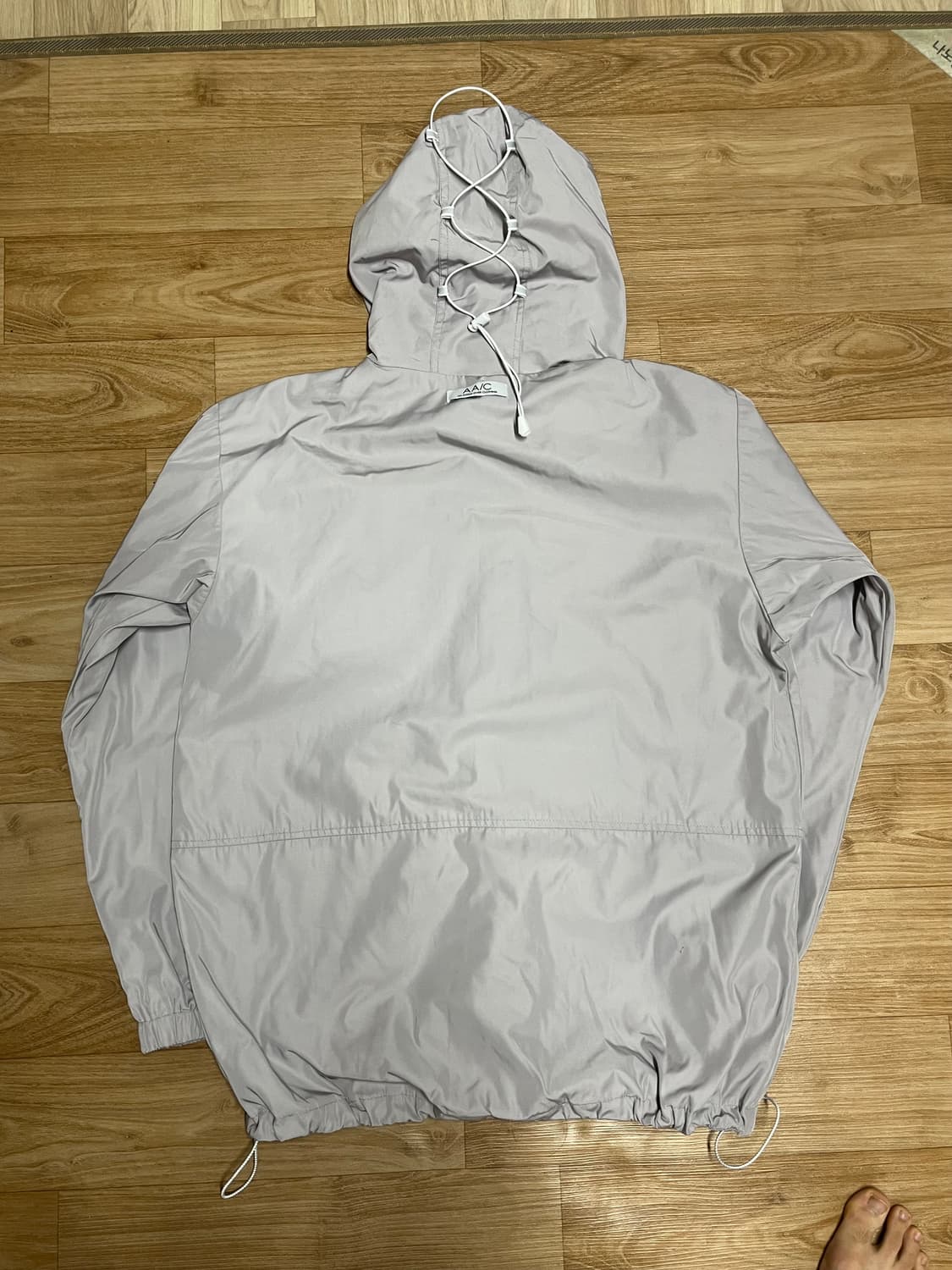 AA/C 바람막이 자켓 L 회색 상품이미지2