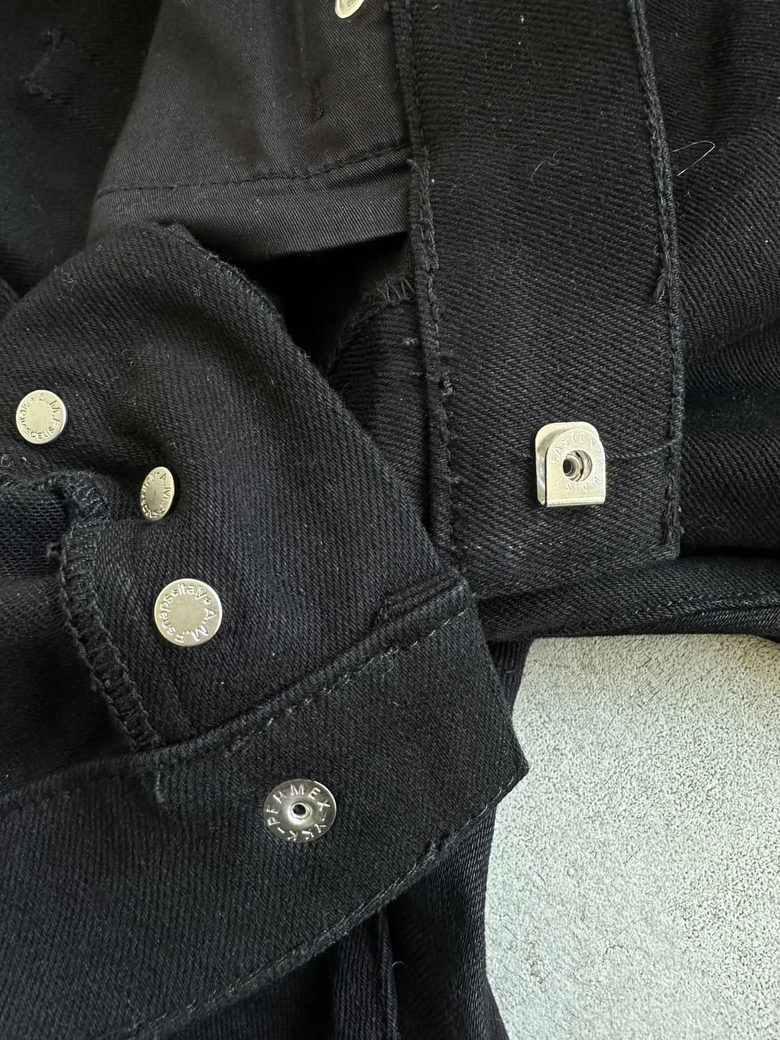 발망 아카이브 지퍼 바이커 블랙진 상품이미지9