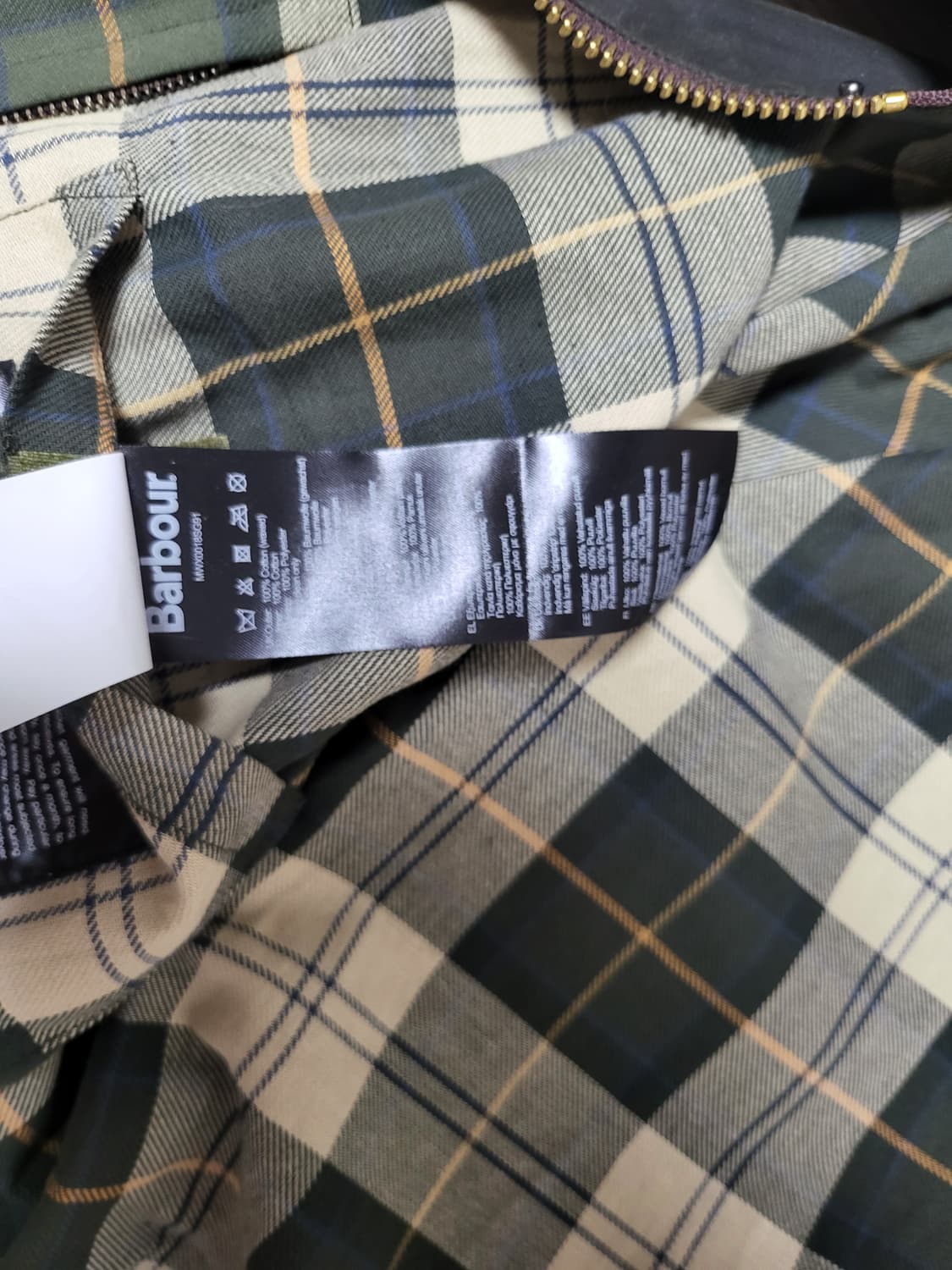 바버 비데일 왁스 자켓 세이지(36사이즈) 새상품 상품이미지9