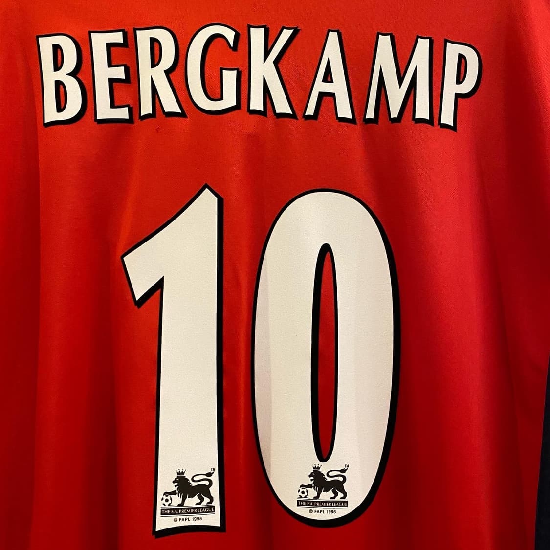 대장급레어 나이키 98년 아스날 베르캄프 홈 유니폼 상품이미지10