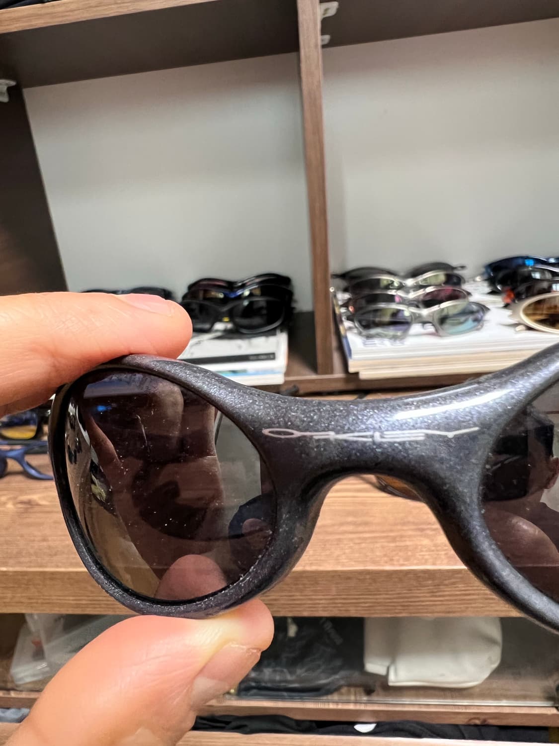Oakley Eye Jacket 1.0 Charcoal/Silver  상품이미지7