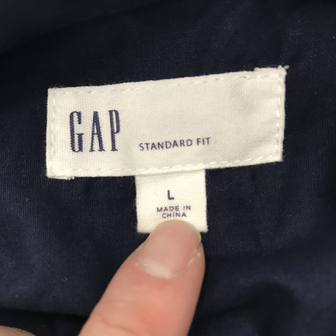 GAP 갭 스탠다드핏 페이퍼 반팔셔츠 [L] 상품이미지4