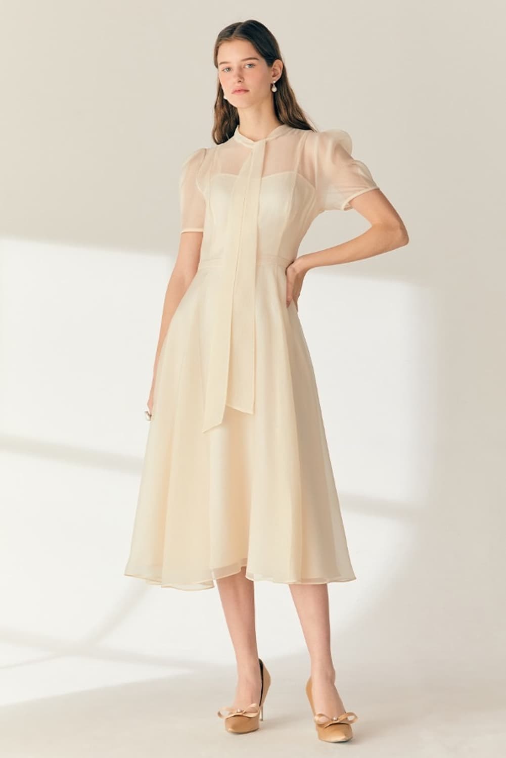 [새 상품.정가43.8] Bride And You 청담 예복 명소 원피스 상품이미지1