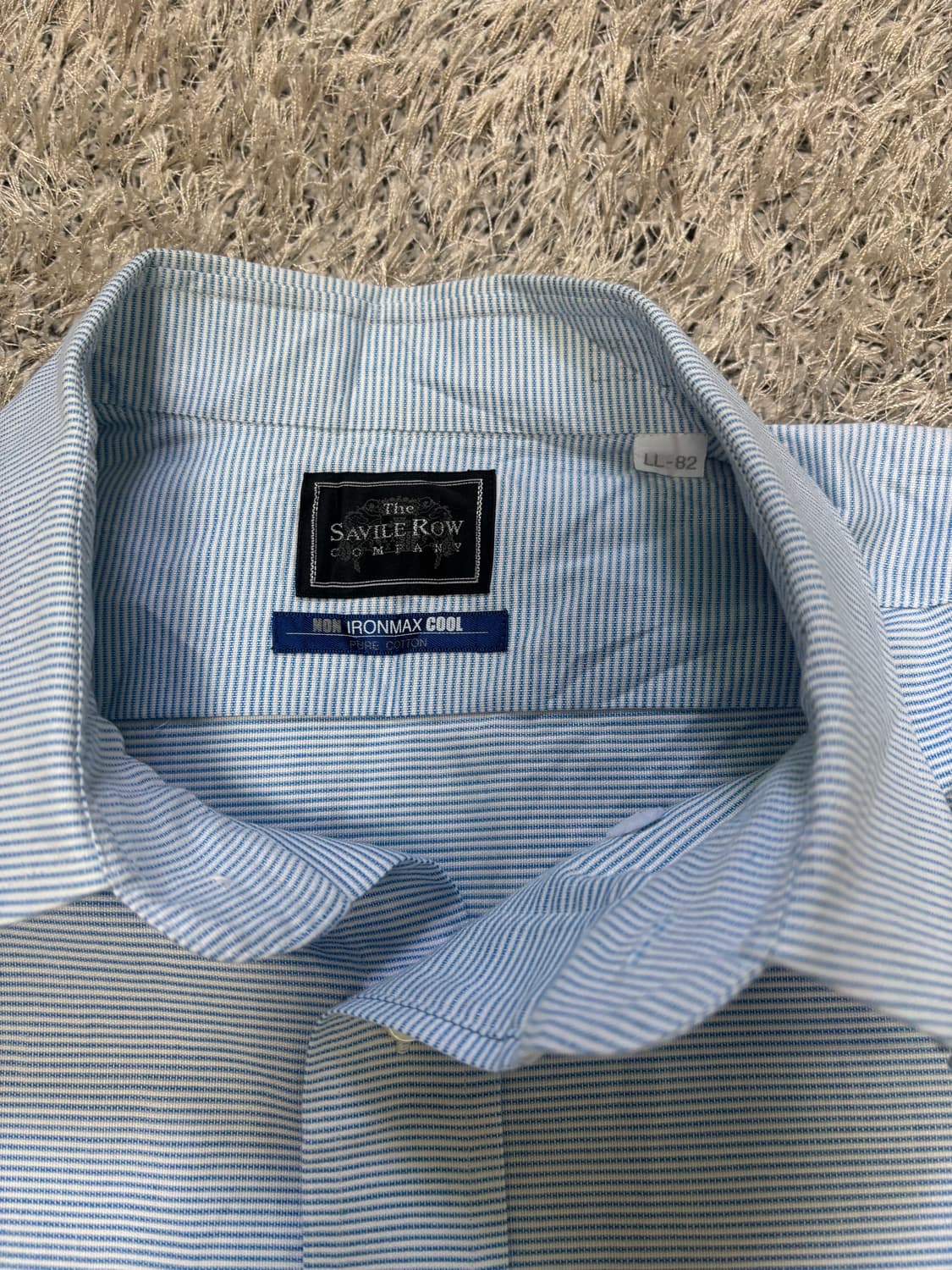 일본판 SAVILE ROW 스트라이프셔츠 사이즈100- 105 상품이미지4