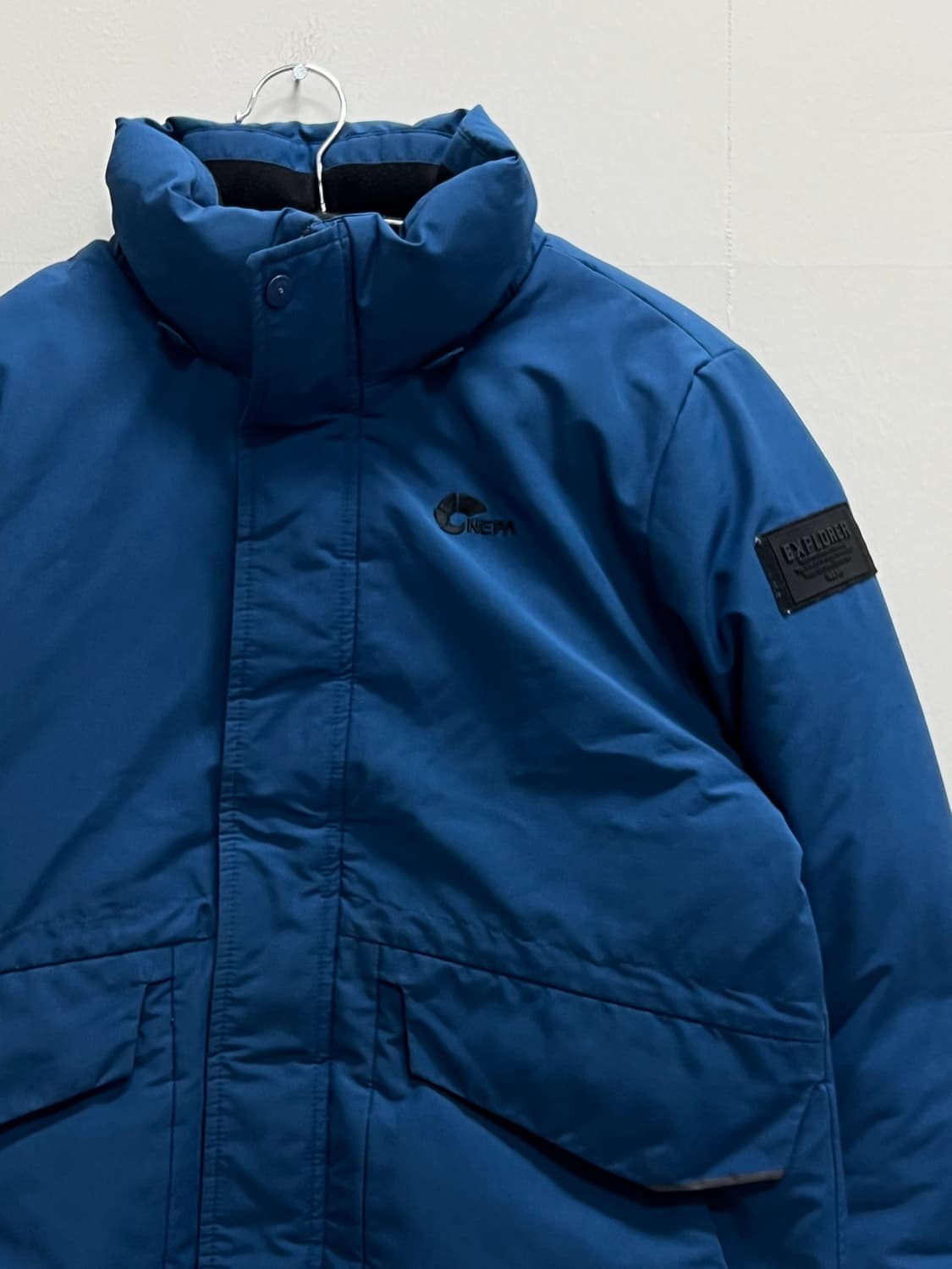 (150) 네파 키즈/우먼스 덕다운 패딩 자켓 블루 상품이미지3