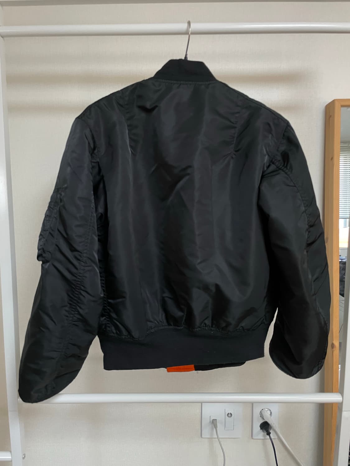 90s 알파인더스트리 ma1 항공점퍼 블랙 M 상품이미지2