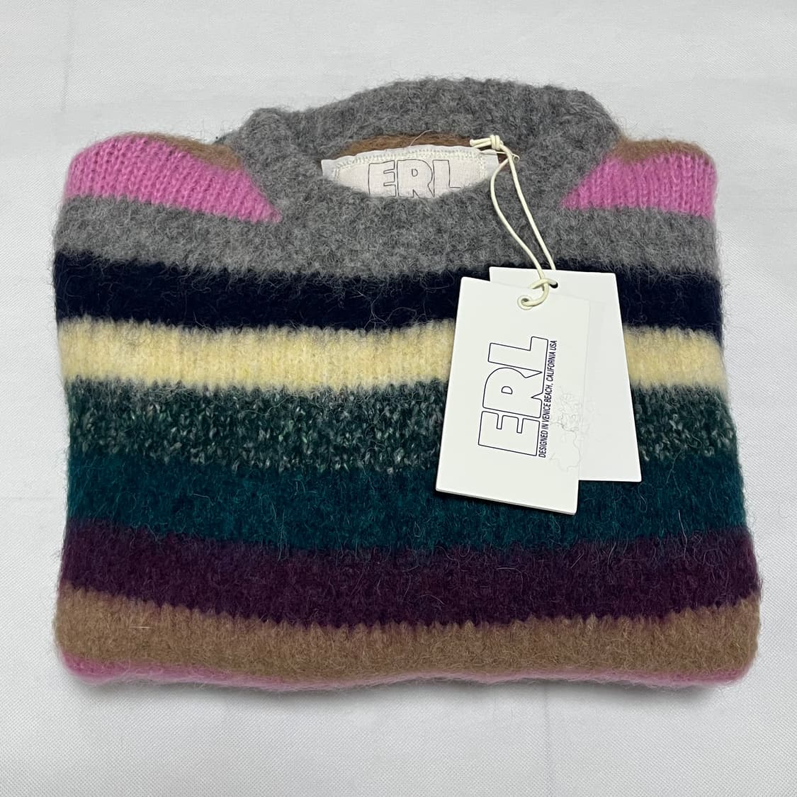 [S,M]이알엘 ERL 25fw 스트라이프 알파카 니트 상품이미지3