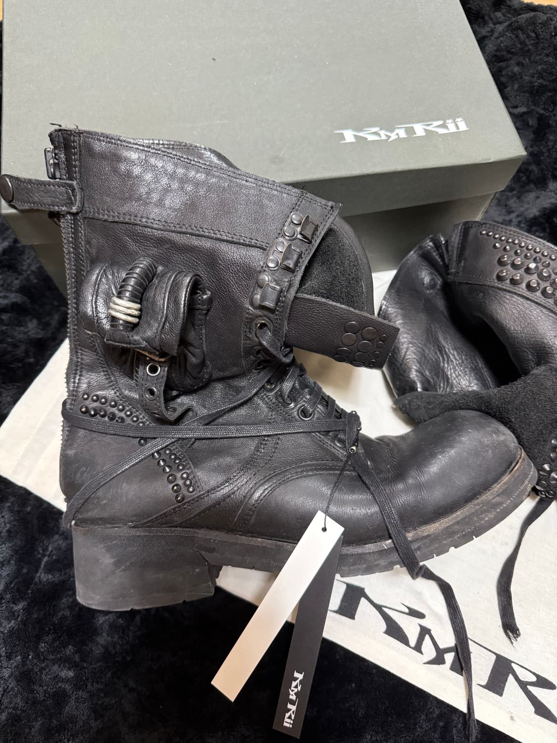 'Kmrii' 1602-B007 Chrome Boots 10 상품이미지3