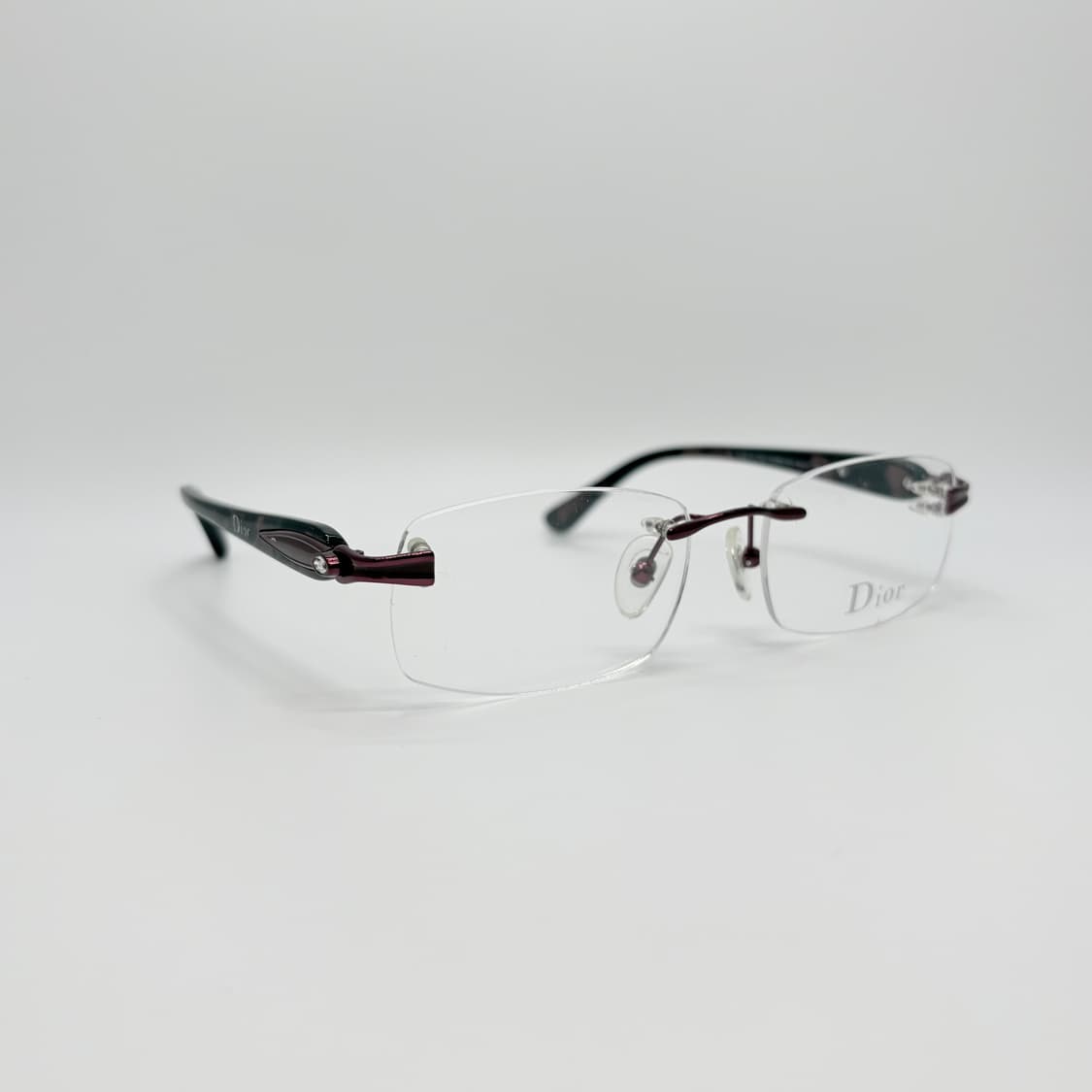 DIOR 디올 레드 사각 무테 상품이미지2