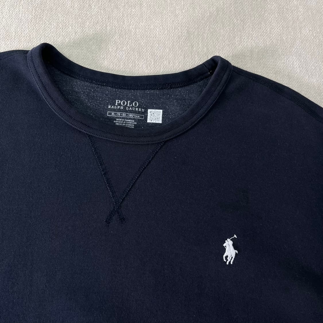 105 폴로랄프로렌 신형 스몰포니 블랙 맨투맨 상품이미지2