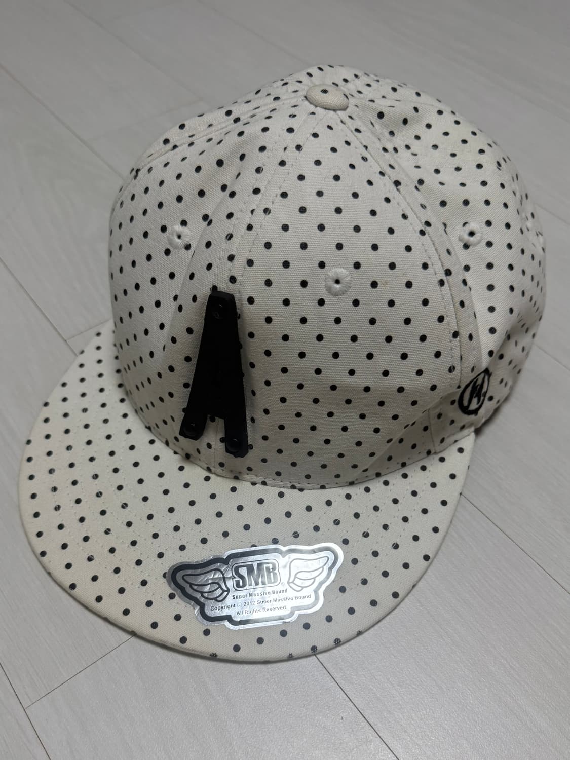 햇츠온 빈티지 도트 땡땡이  스냅백 볼캡 모자  상품이미지1