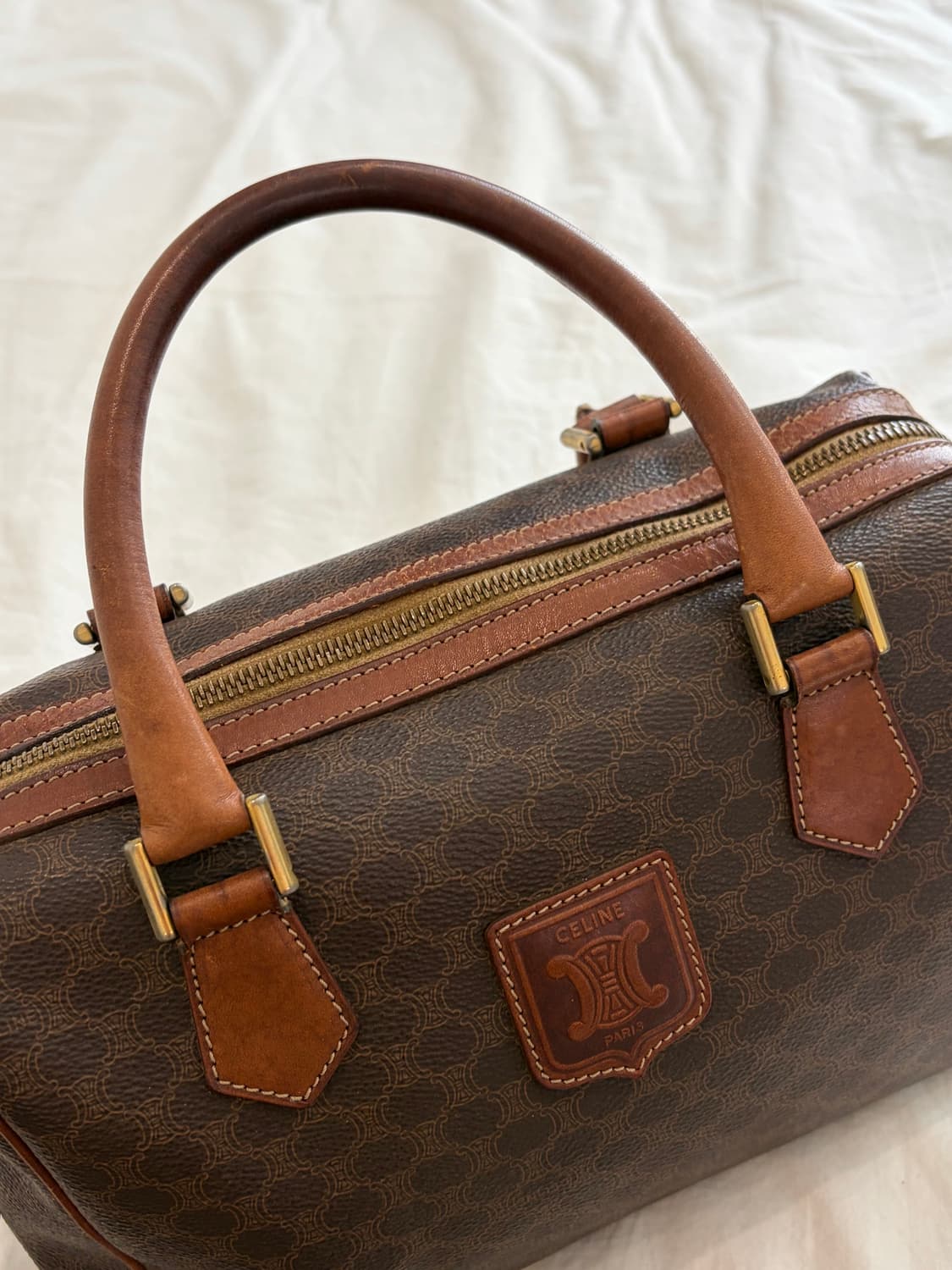 올드셀린느 마카담 미니보스턴 브라운 상품이미지9