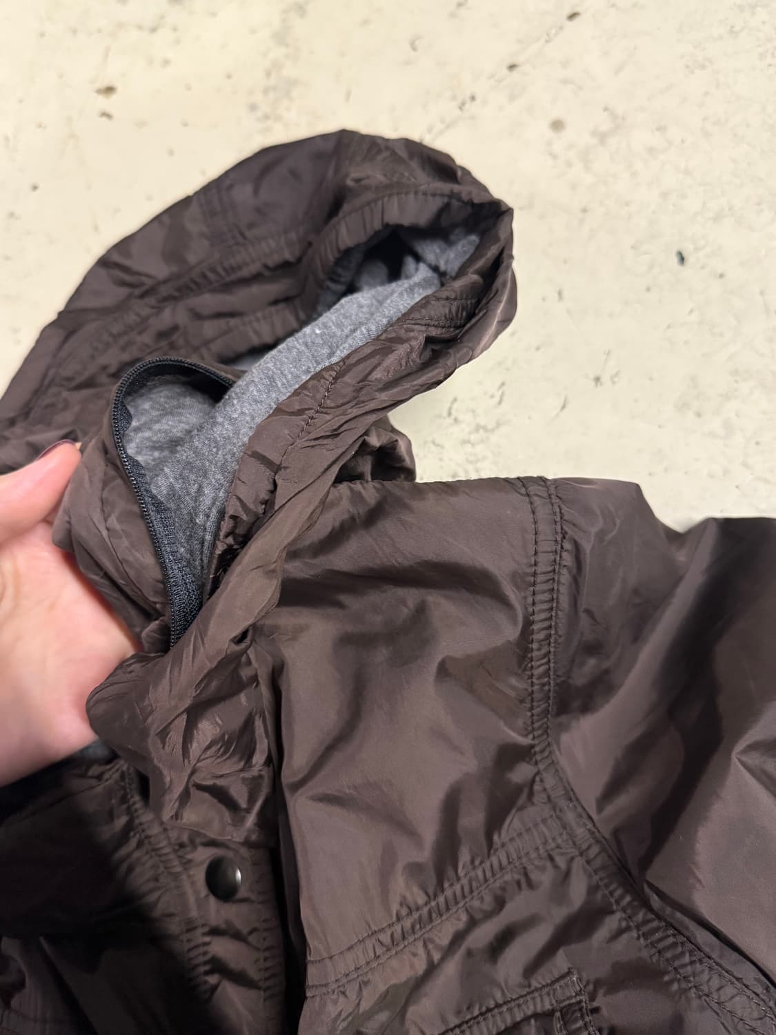 high-neck pocket detail nylon hood jk 상품이미지10