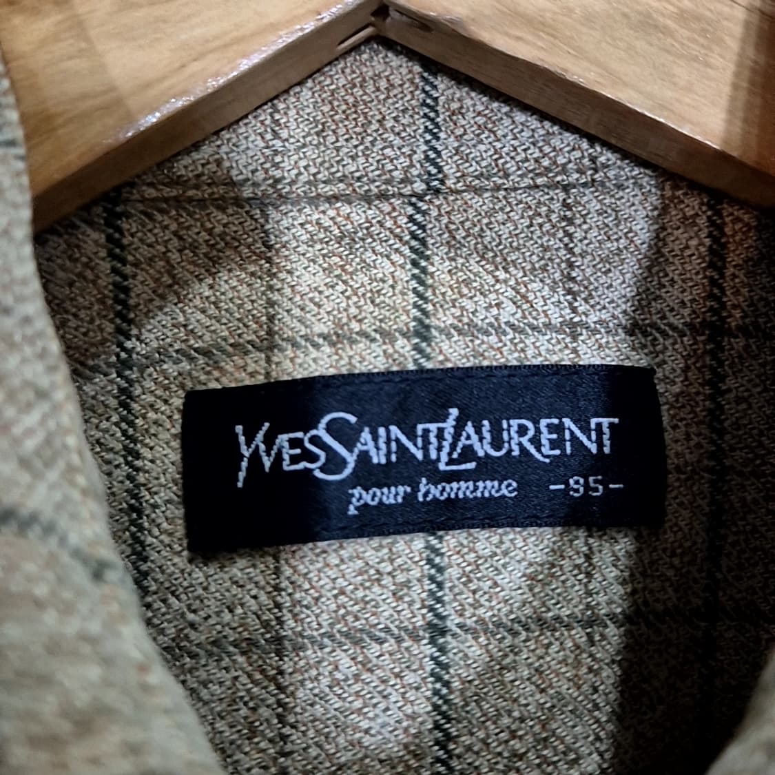 Yves Saint Laurent 입생로랑 YSL 체크 셔츠 상품이미지5