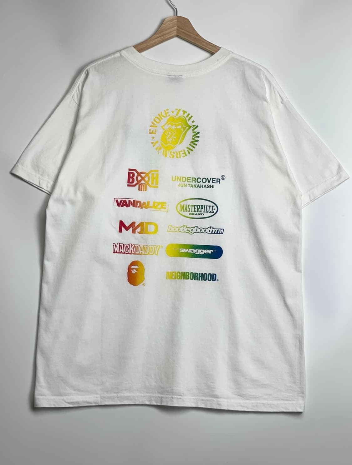 EVOKE 7주년 베이프 언더커버 네이버후드 빈티지 반팔 티셔츠 상품이미지3
