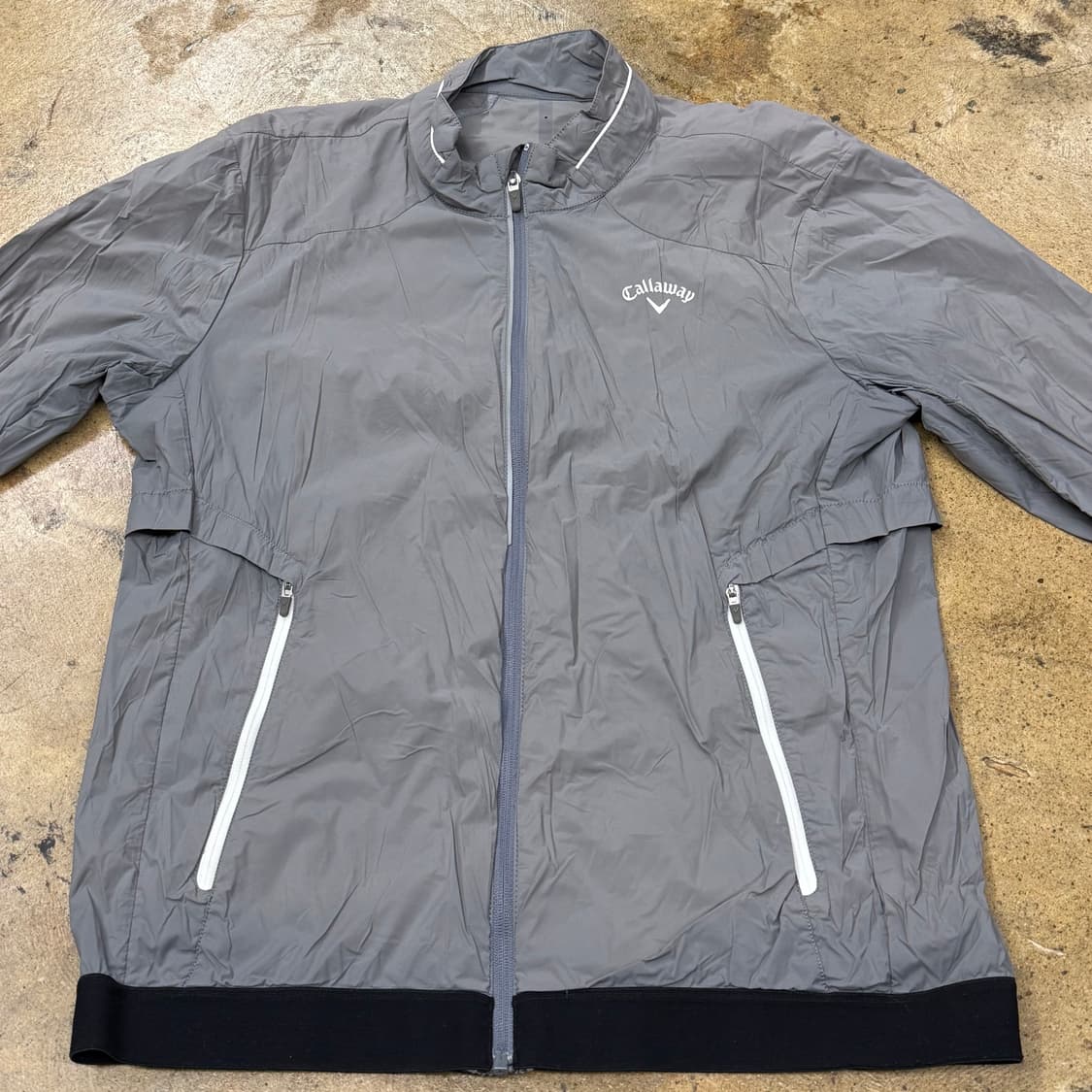 [정품/105] 캘러웨이 바람막이 점퍼 그레이 b17 상품이미지3