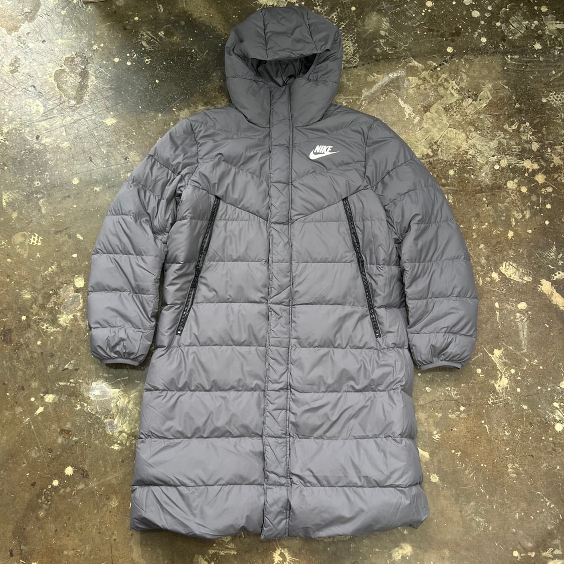 XL) 나이키 덕다운 롱패딩 점퍼 오리털 패딩 자켓 남녀공용 상품이미지2