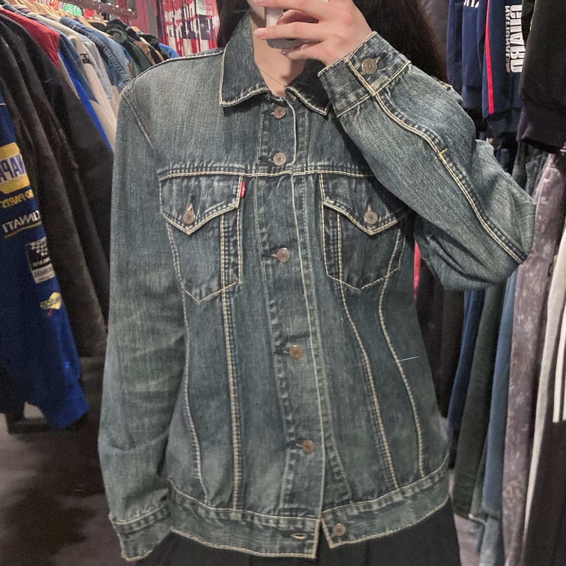 [IM] 리바이스 데님 트러커 자켓 진청 상품이미지3