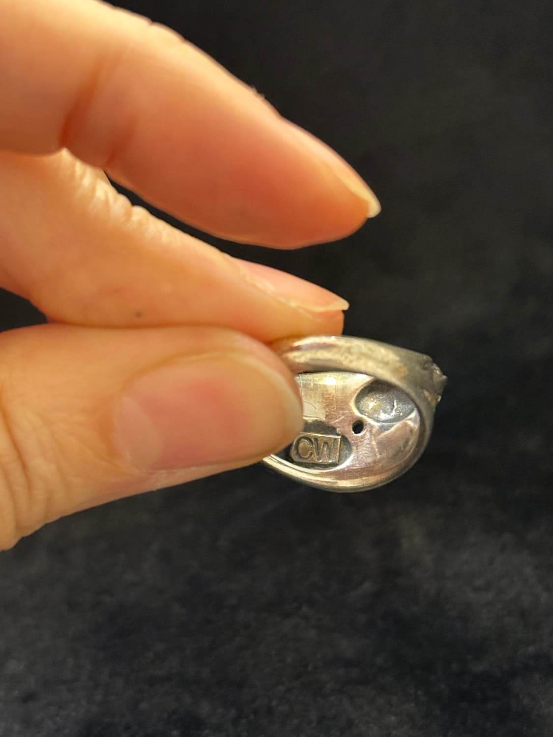 Cubic turquoise 925silver ring 상품이미지4