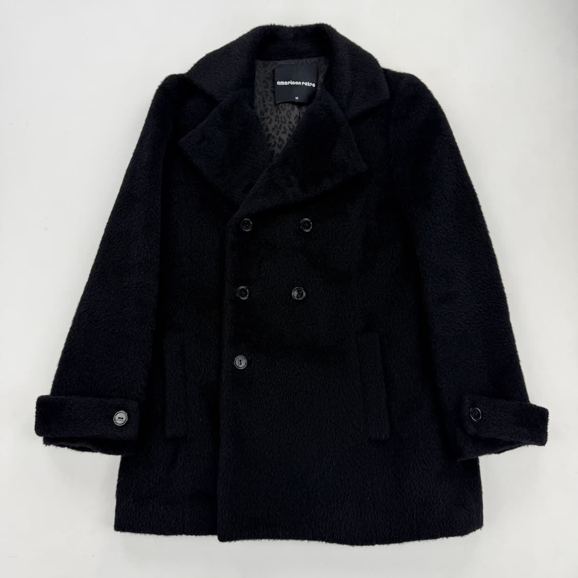 아메리칸레트로 알파카&울 퍼코트 상품이미지1
