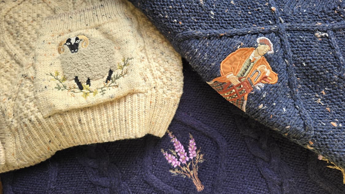 ACORN 유로 빈티지 피셔맨 니트 여성 Free 상품이미지7