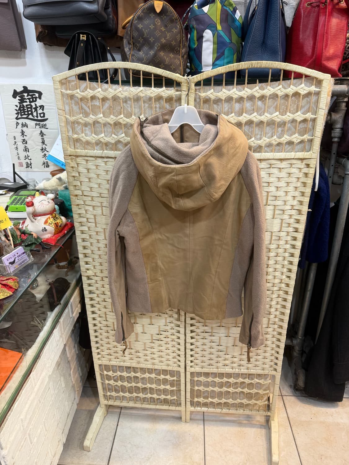 50/100 정품 엠프리오아르마니 가죽+니트 자켓 팝니다 상품이미지8