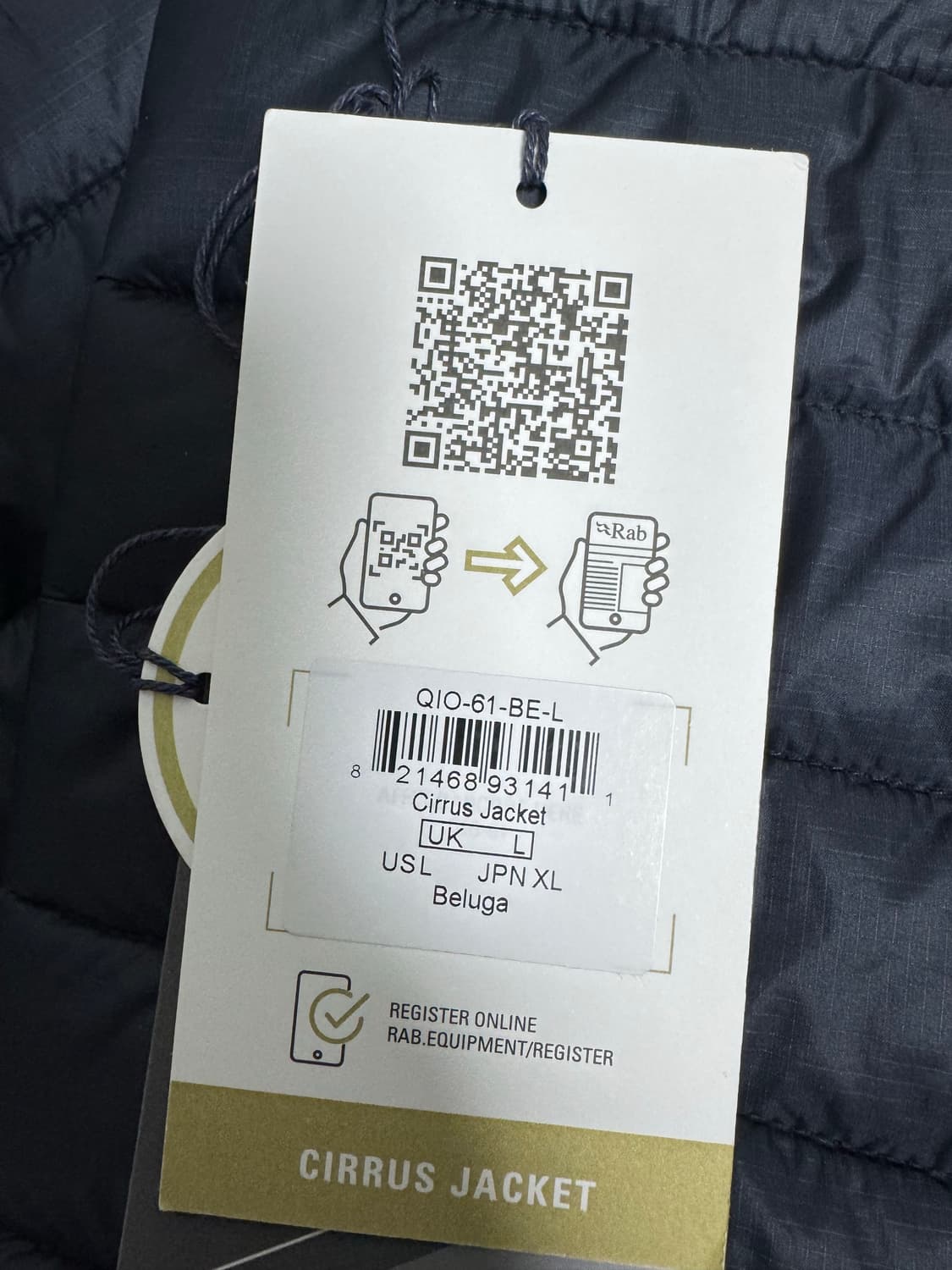 랩 씨러스 자켓 벨루가 L 상품이미지2