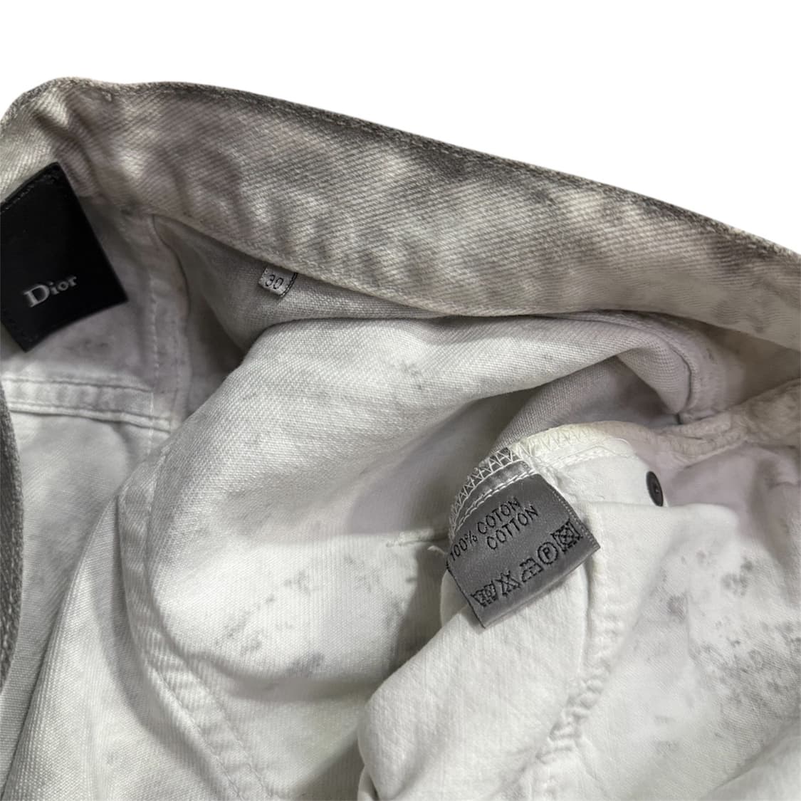 SS06 hedi Dior homme dirty snow denim 상품이미지5