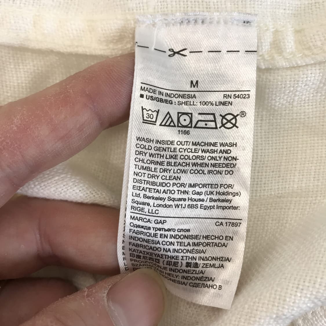 GAP 갭 유틸리티 린넨자켓 새상품 [여성M] 상품이미지6