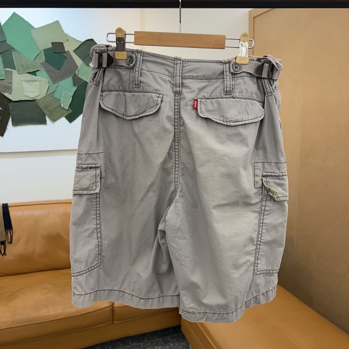 빈티지 카고팬츠 코튼 반바지 76 C04410  상품이미지2