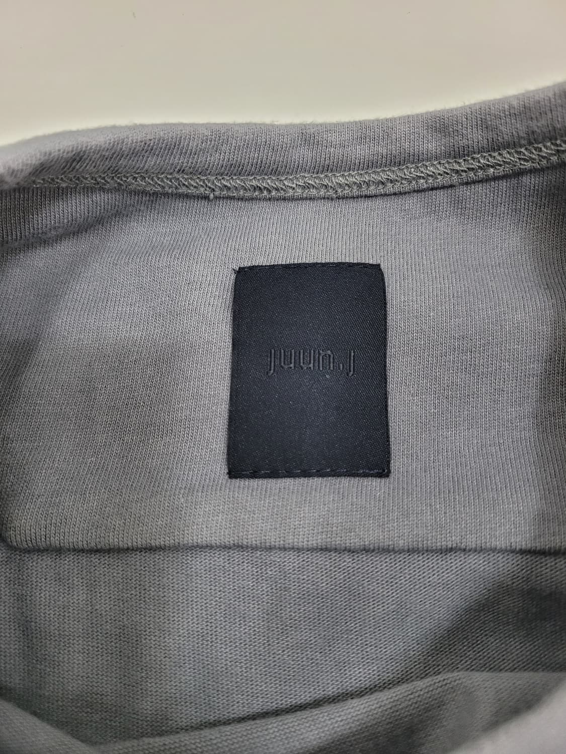 JUUN.J 22SS 준지 자수 로고 반팔 티셔츠 / 여 38 (85)  상품이미지7